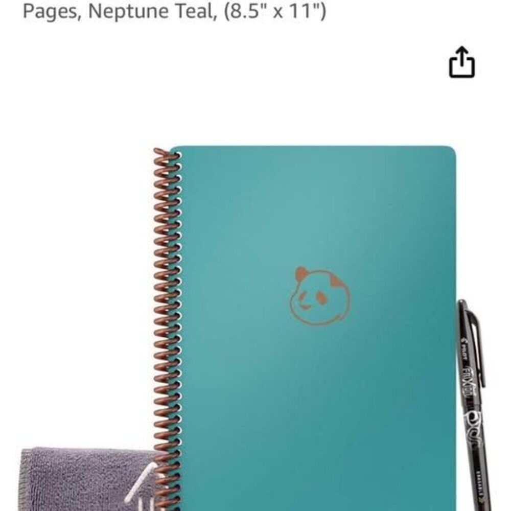 Reusable Rocket book Panda Planner